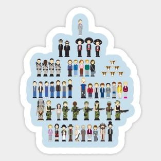 Counting in the 80s Sticker